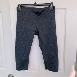 Prana size small dark gray capri length‎ athletic workout leggings